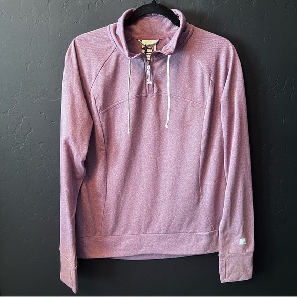 Avalanche Women's Mock Neck Brushed Thermal Pullover Long Sleeve 1/4 Zip Top M - Picture 5 of 12